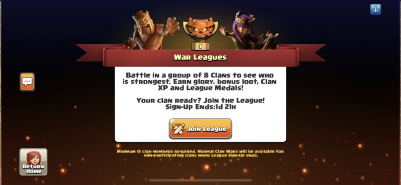 Clan War Leagues