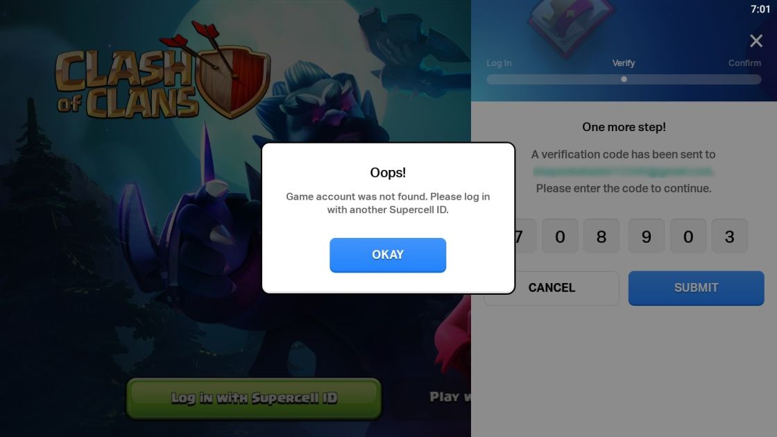 clash of clans account recovery ios