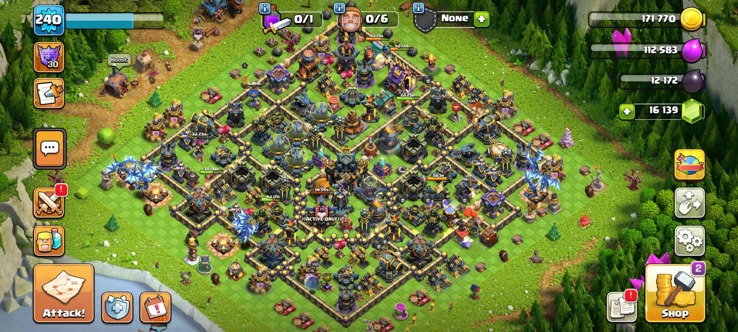 Town Hall 17 Level 240 Main Base