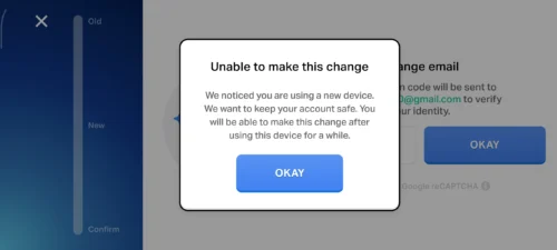Supercell error-It seems you are using a new device