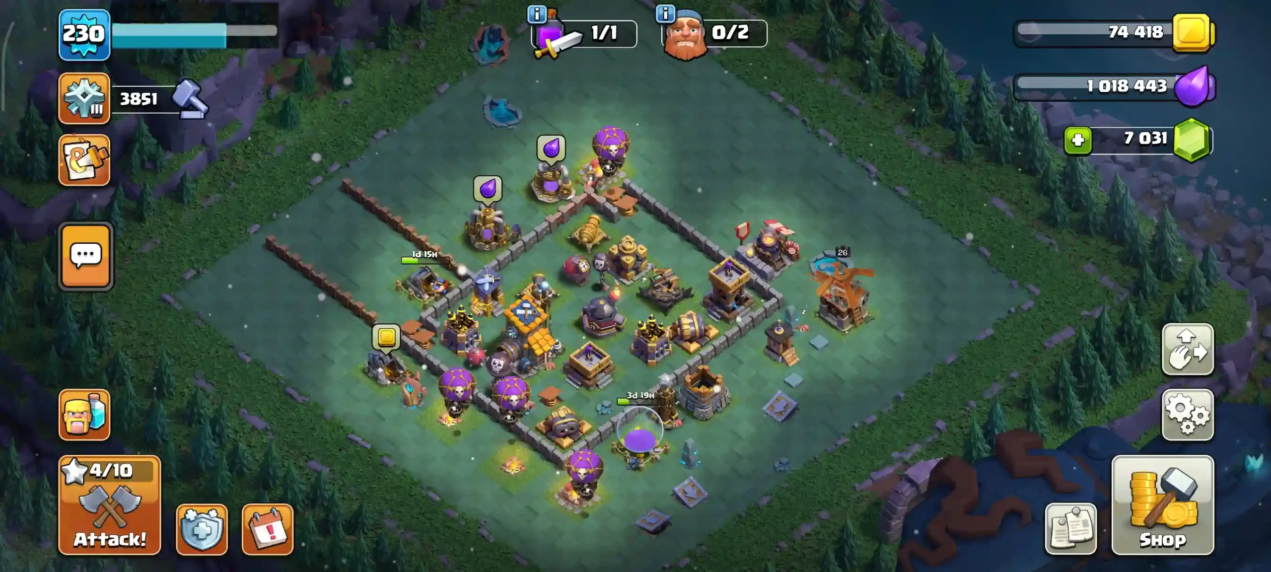 Town Hall 18 Level 230 Builder Base 2