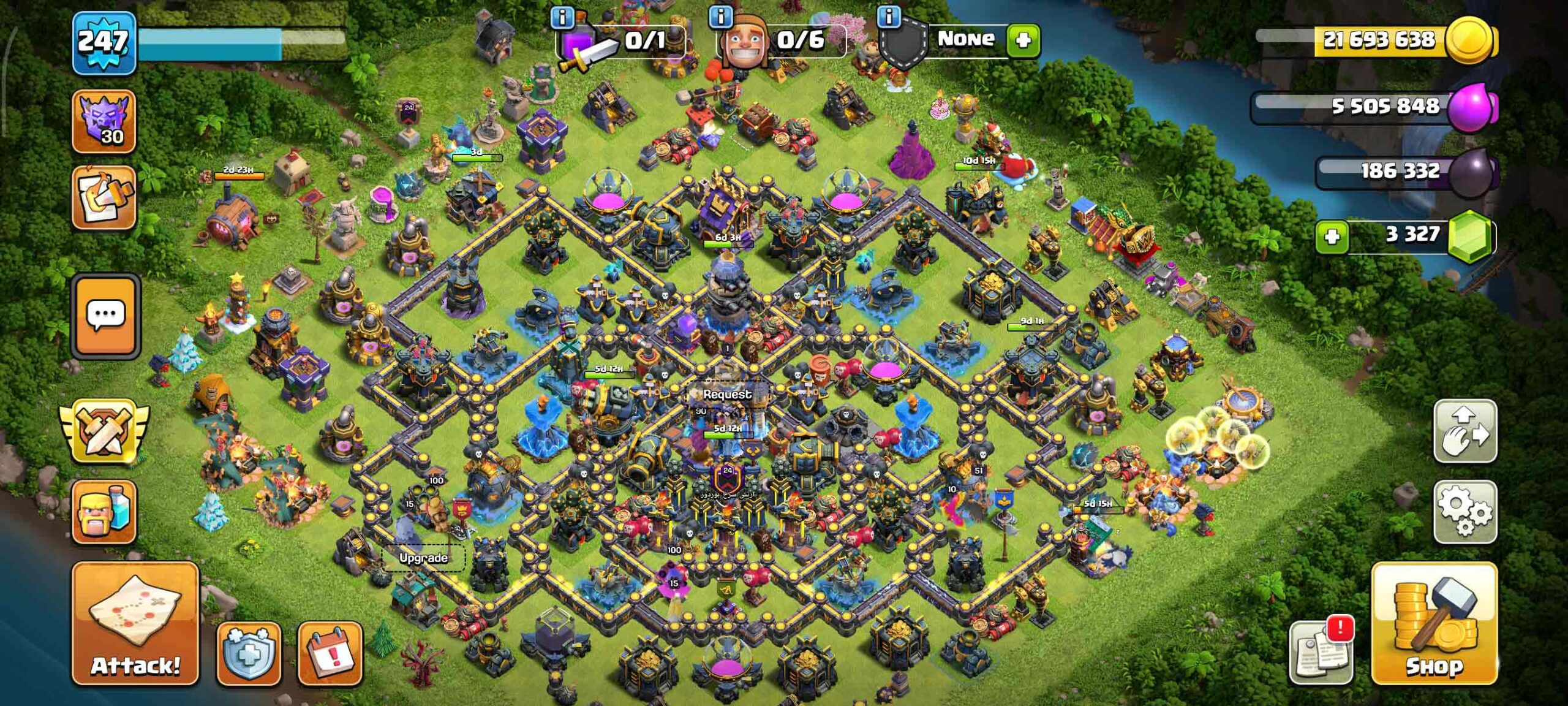 Town Hall 18 Level 247 Main Base