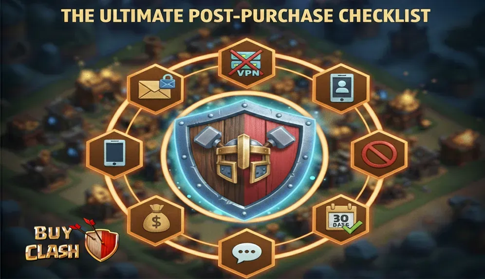 Ultimate Guide to Secure Your Bought CoC Account and Prevent Bans & account Recovery